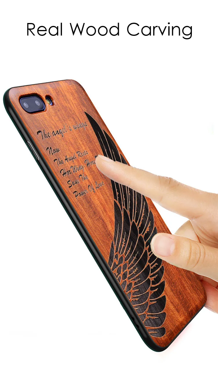 

Real Wood Case For Huawei P30 P20 Pro P20 Lite Wood+TPU Frame Case for Honor 8X V10 20 V20 Note10 Mate 10 Mate 20 Pro