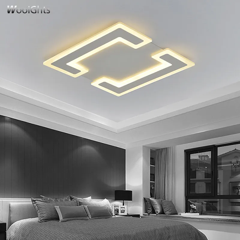 Wooights современные светодиодные потолочные лампы для гостиной спальни Abajur Luminarias lustre de plafond 110В 220В