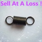 5 шт. K335B 10 мм тянущаяся до 70 мм Маленькая Натяжная пружина из нержавеющей стали с крючком для Растягивающихся игрушек DIY, продажа в США