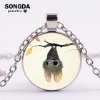 Милое ожерелье SONGDA с мультяшными летучими мышами для Хэллоуина Лолита модные ожерелья подвески безделушки подарок для женщин девушек детей