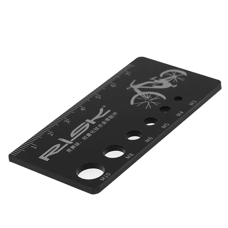 

1Pc Bicycle Screws Bolts Gauge Size Measurement Tool Calliper M3 M4 M5 M6 M8 M10