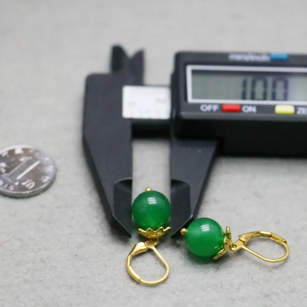 Женские серьги подвески в стиле ретро 10 мм|natural stone earrings|earrings stylenatural beads earings |