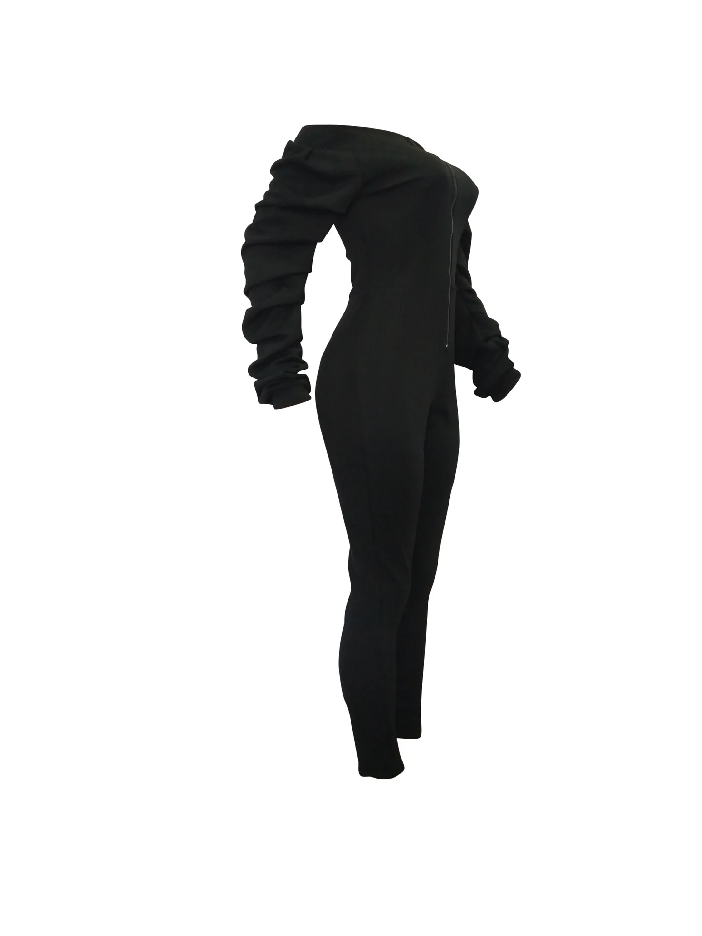 Зимние женские длинные рукава с открытыми плечами длинные брюки тощие bodycon сексуальные комбинезоны леди клубный вечерний комбинезон Модный комбинезон 3xl M277