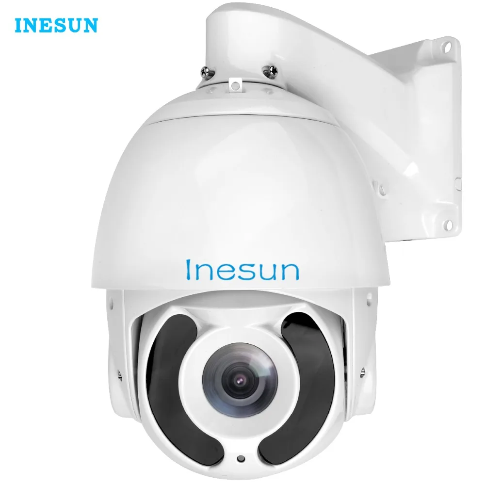 Inesun наружная высокоскоростная PTZ ip камера 5MP HD 2592x1944 30x оптический зум Камера