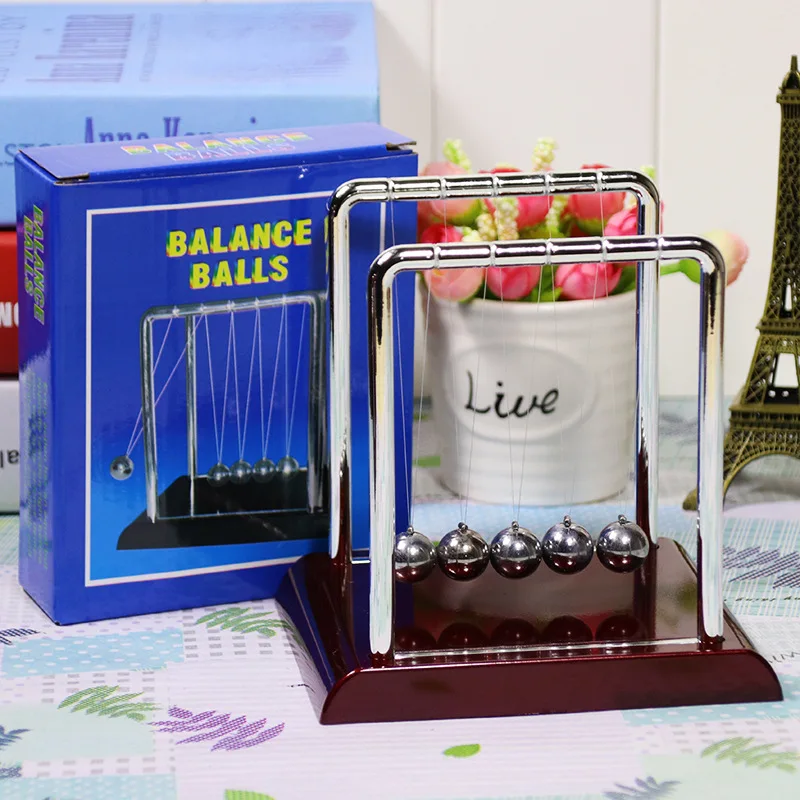 3 типа Ньютон Колыбель украшения Бильярд физическая энергия эластичный бампер