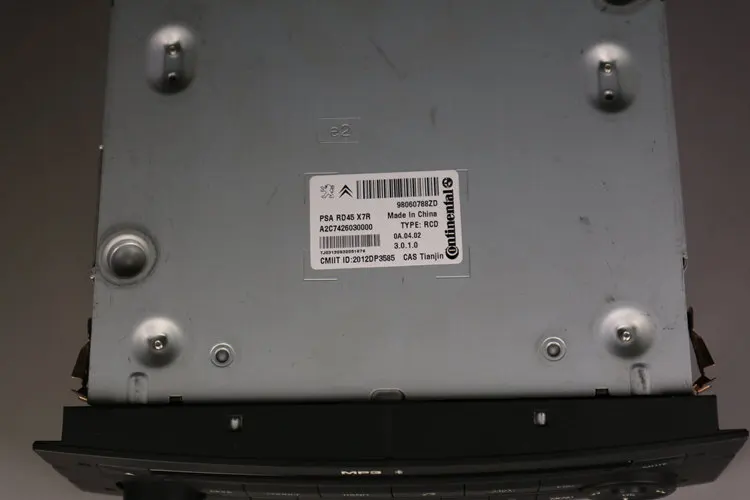 Подлинная оригинальная большая панель RD45 Автомобильная магнитола с CD USB Bluetooth aux MP3 для peugeot 207 206 307 308 807 Citroen C2 C3 C4 C5 C8