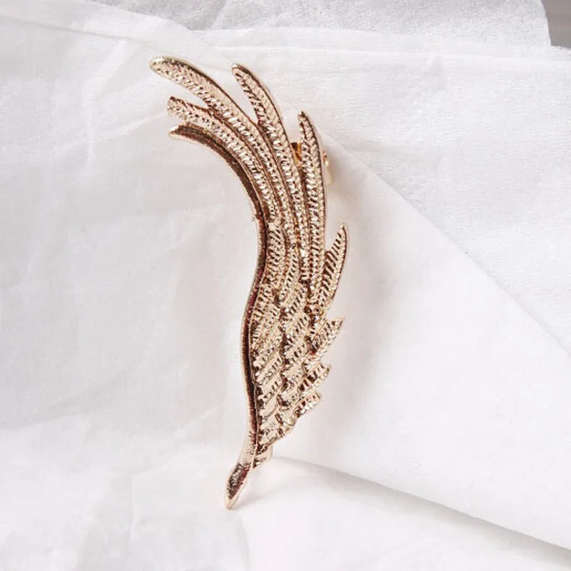1PC New Gold Angel Wing Earcuff Stud Wrap Earrings Fashion Women Ear Cuff Left Gifts for Her | Украшения и аксессуары