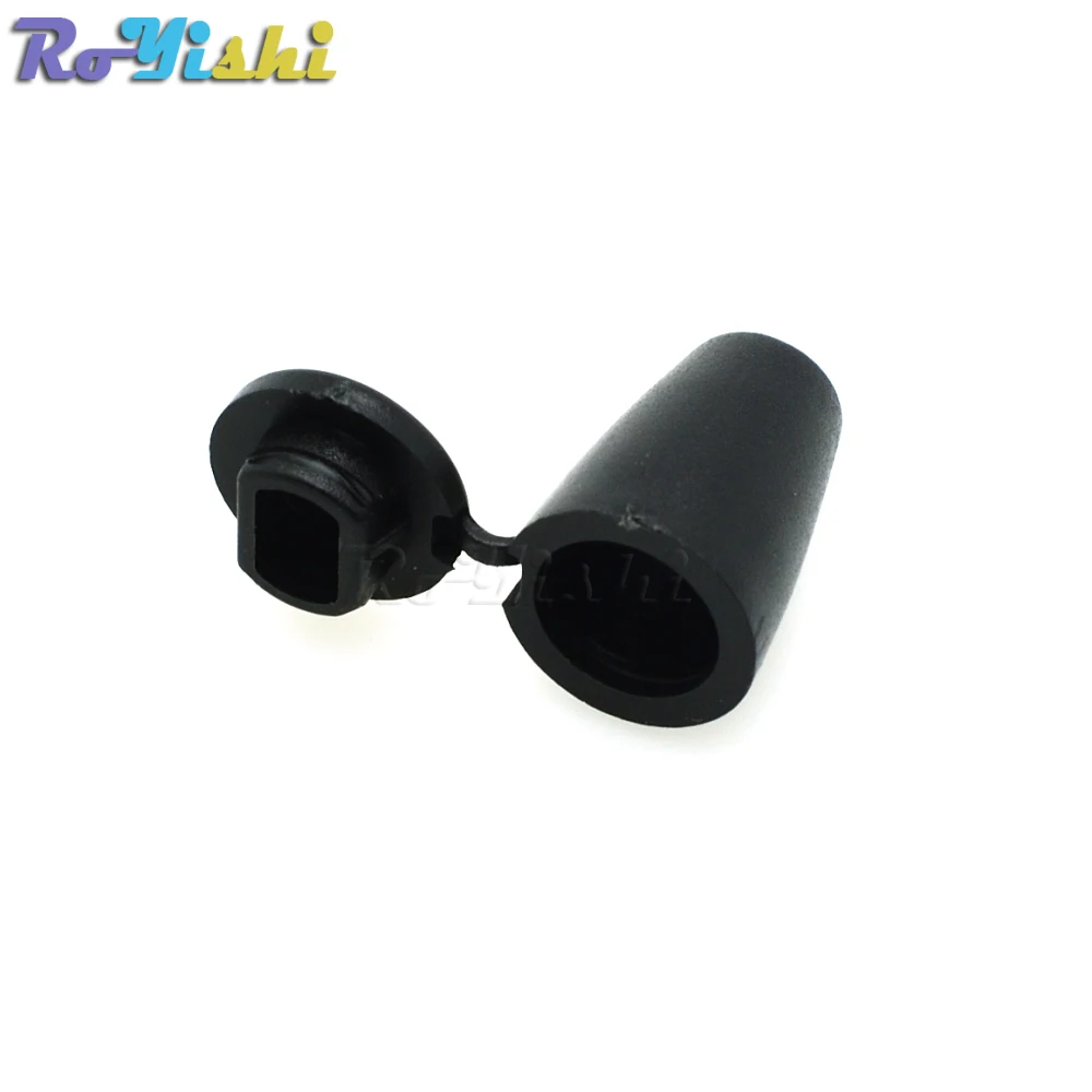 Заглушка для колокольчика с крышкой заглушка шнура черная пластиковая Паракорда