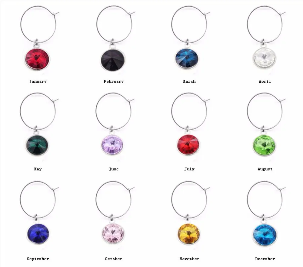 Подвески для вина подвески в виде стакана с камнем талисманом аксессуары