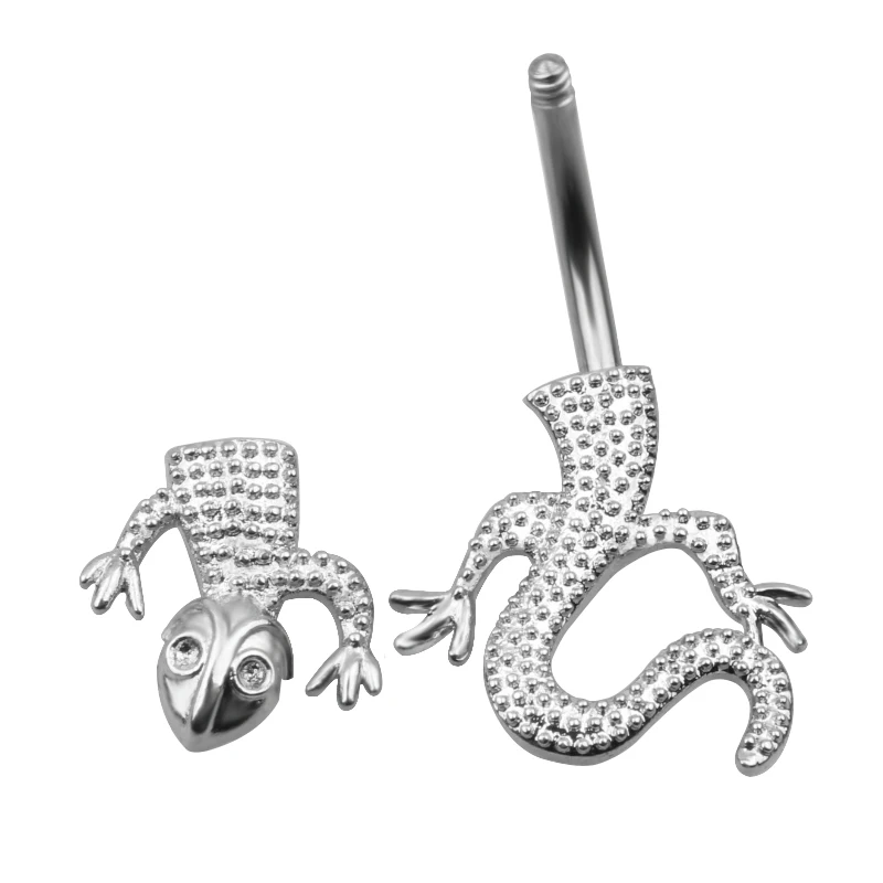 Женское кольцо для пирсинга пупка 14 г 316L|belly button rings sexy|lizard belly ringbelly |