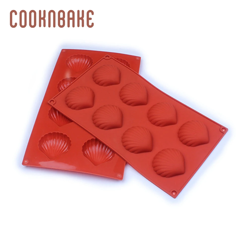 COOKNBAKE силиконовая форма для печенья Madeleine силиконовая форма для шоколада клейкая помадка форма оболочка хлебное печенье инструмент для выпечки торта форма для мыла