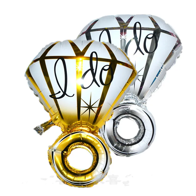 Оптовая продажа 20 штук свадебные шары для украшения &quotя&quot перстень украшенный