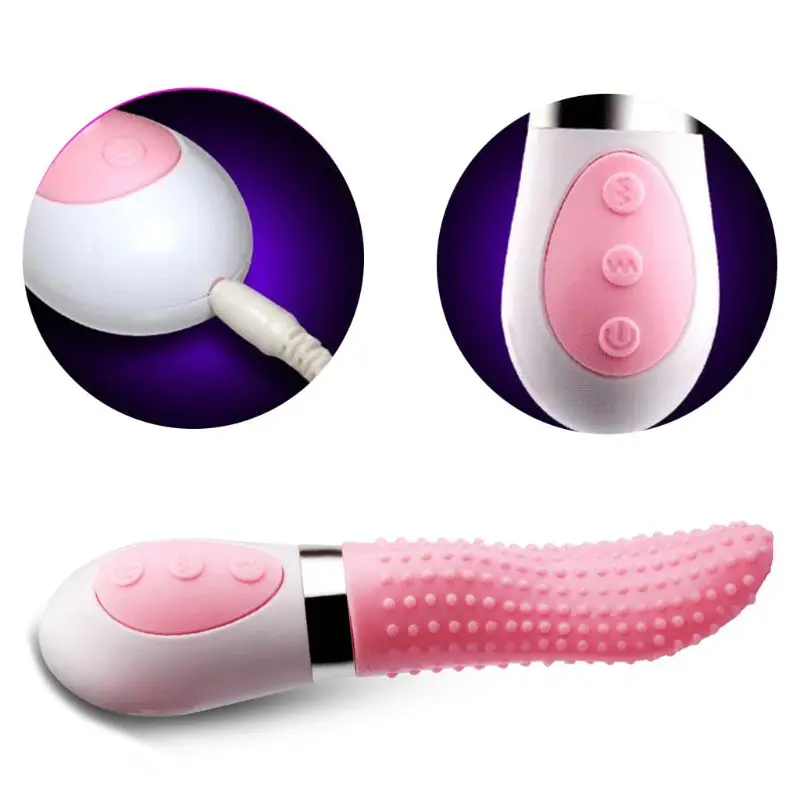 Мультискоростной вибратор для языка G Spot USB Перезаряжаемый Массажер взрослых