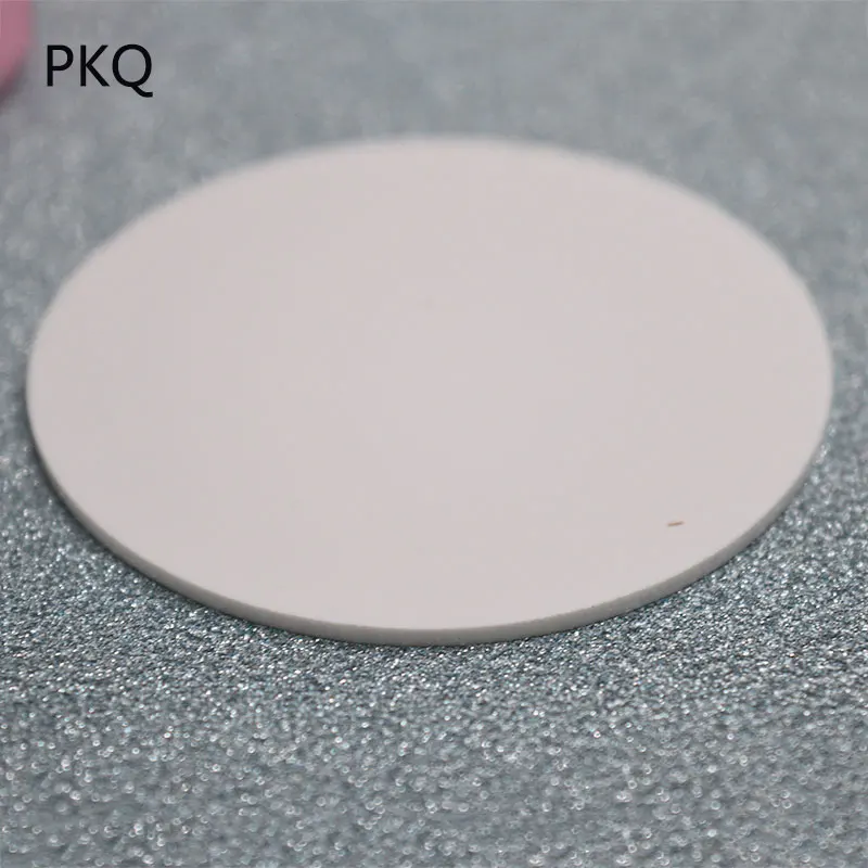 Thickness 2mm white 2 мм Толщина круглая пластиковая прозрачная доска из прозрачного плексигласа; Панель Ясный Акриловый лист персекс Цвет акриловая доска 6/25/28/30/32 см - Цвет: Thickness 2mm white