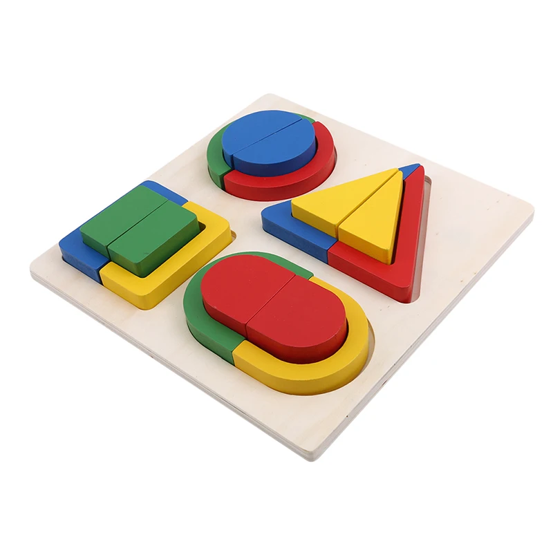 Деревянные 3D головоломки для детей детские Игрушки раннего развития