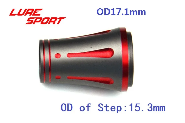 Luresport 4 шт для передней панели Алюминий кепки форма капелек катушкодержатель части 2 цвета материал для сборки удочки компонент ремонтный стержень аксессуары для ручной работы