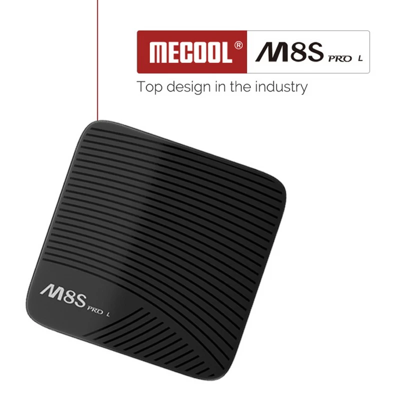 DHL Mecool M8S Pro L Android 7,1 ТВ Box Amlogic S912 Octa Core 3G32G 3 Гб оперативной памяти, 16 Гб встроенной памяти, умный мини-ПК 2,4G/5G Wifi медиаплеер с гарнитурой