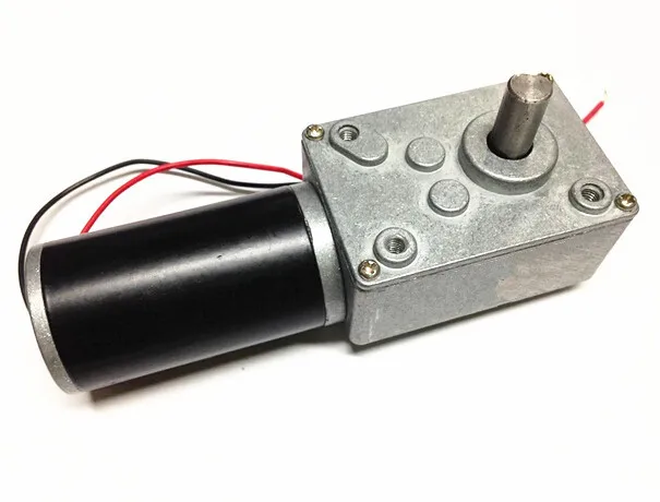 

DC 24V 30rpm микро червячный мотор с функцией самоблокировки, робот червячный мотор, Электрический редукторный червячный двигатель
