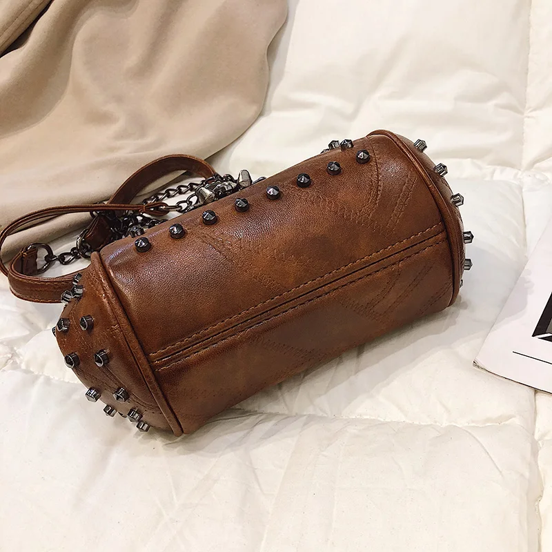 LYKANEFU Retro Clasp Bag Frame Crossbody Women Leather Handbag Designer Women's Shoulder Bags with Long Chain Drop Shipping | Багаж и