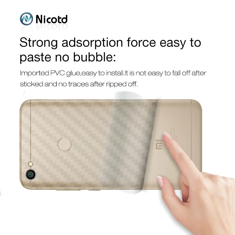 Nicotd углеродное волокно 3D мягкая пленка для Xiaomi Redmi note 5 pro plus прозрачная защитная