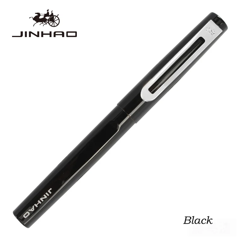 Jinhao 599, перьевая ручка, роскошная металлическая ручка, перо, ручка, Caneta Tinteiro, простой стиль, офисные канцелярские принадлежности, пишущий, высокого класса, Подарочная чернильная ручка