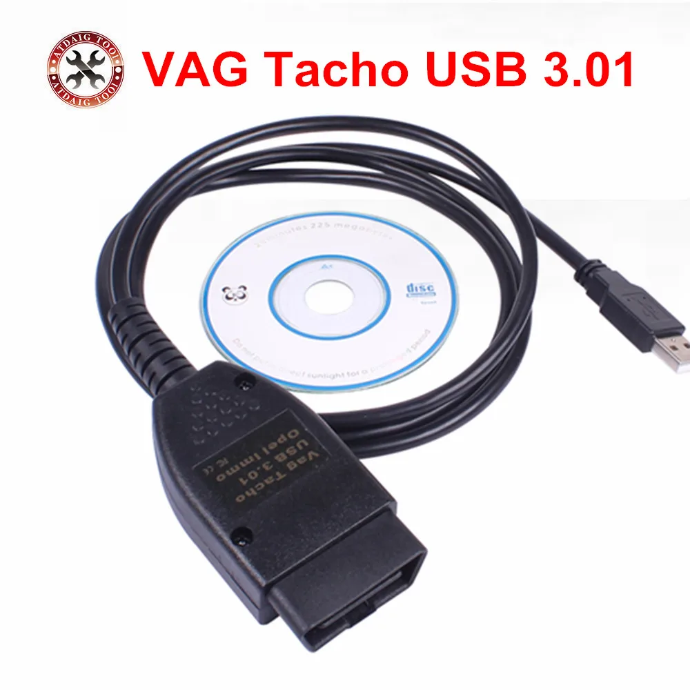 2018 Профессиональный USB Vag Tacho 3 01 + для Opel Подушка безопасности Immo VAG OBD2
