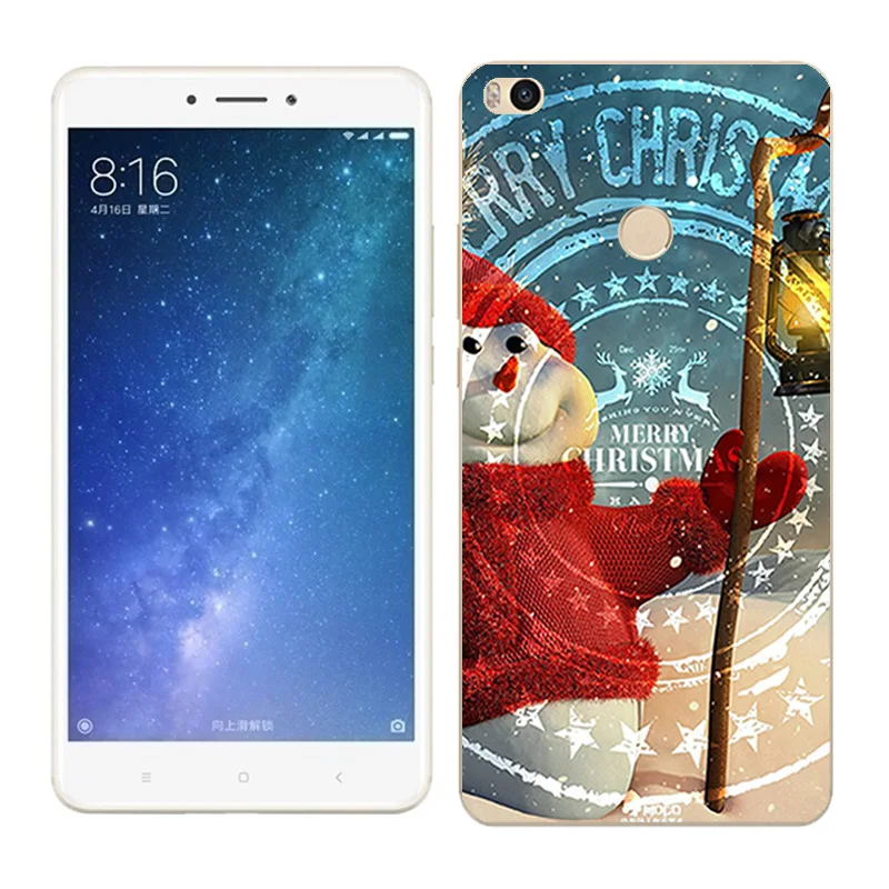 05 Чехол s для Xiaomi Mi Max2, мягкий силиконовый чехол для Xiaomi Mi Max 2 X'mas Day, окрашенный чехол для телефона xiomi Mi Max 2, Fundas - Цвет: 05
