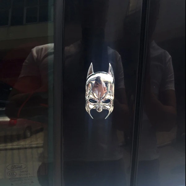 3D маска Бэтмена крутая металлическая летучая мышь Авто Логотип Стайлинг