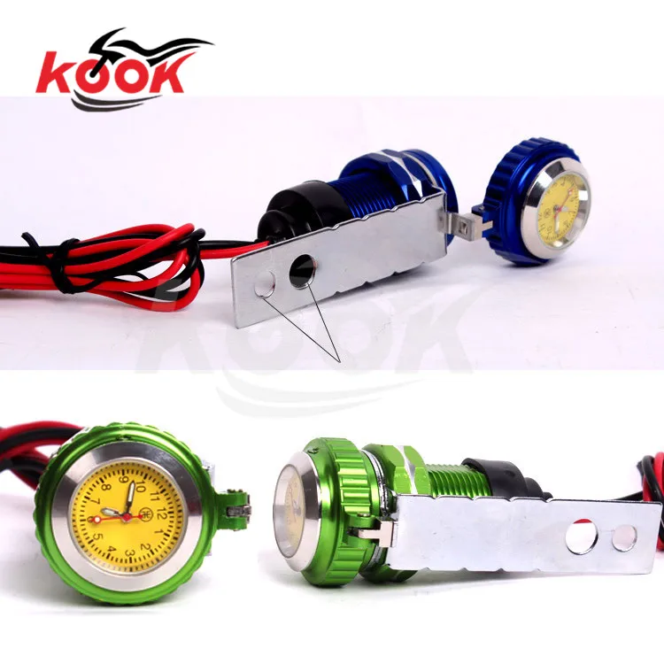 Профессиональные Водонепроницаемые мотоциклетные часы с USB интерфейсом|motorcycle