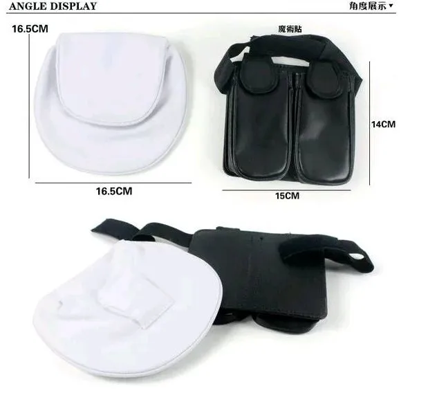 

Uzumaki Ninja Cosplay Weapon Kunai Leg Bag + White Waist Shuriken Pack