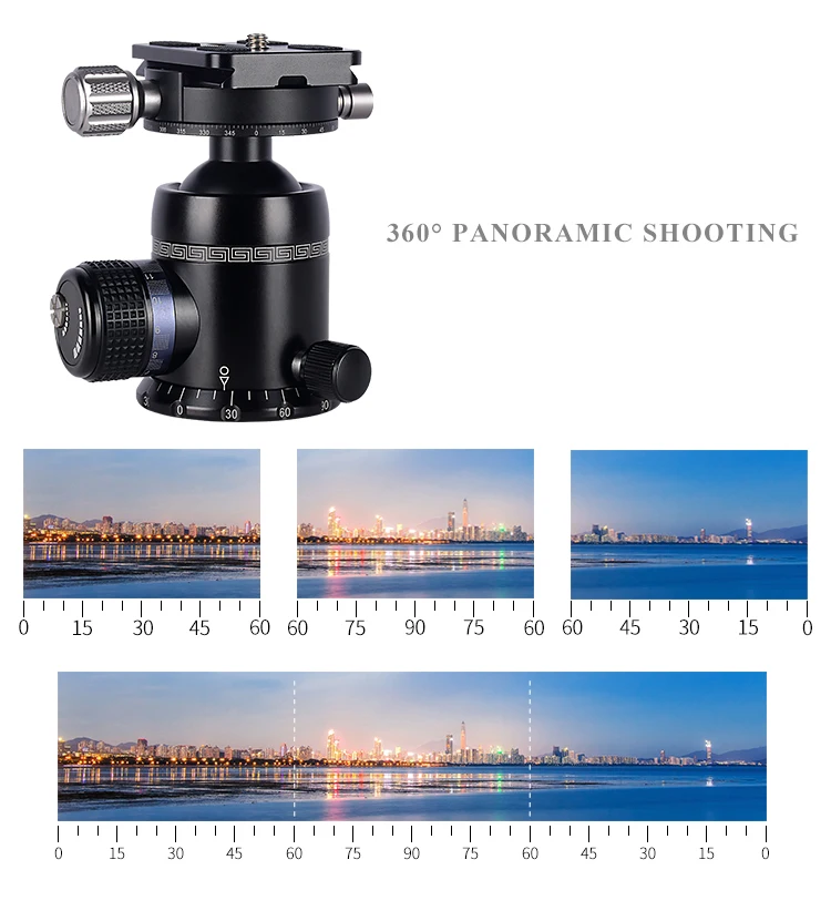 AOKA CMP254C Максимальная загрузка 13 кг профессиональный дорожный легкий штатив из углеродного волокна для компактной камеры без центральной колонки
