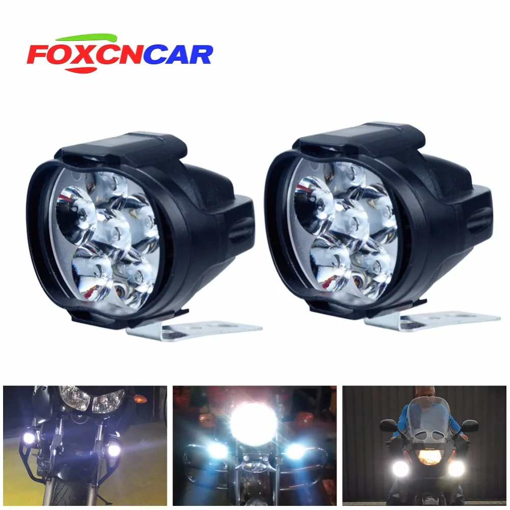 Foxcncar новые 1000LM светодиодный мотоциклетный головной светильник скутеры туман