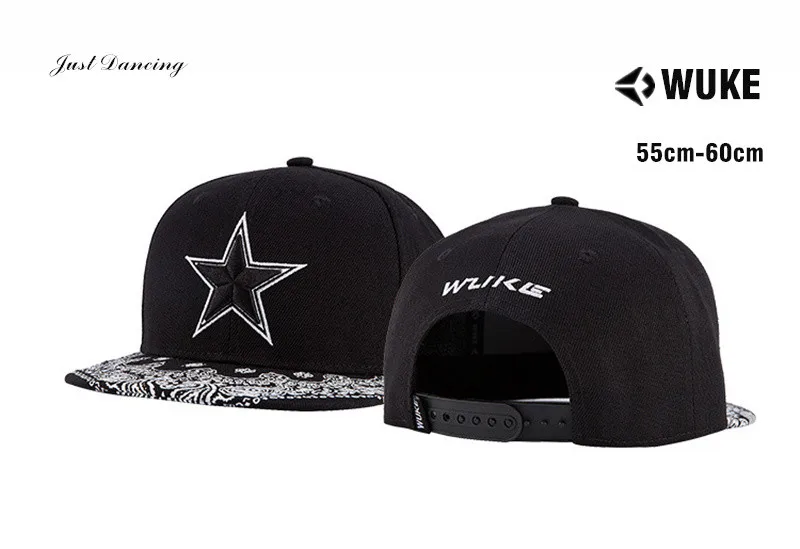 WUKE Бренд высокого качества Gorras Planas хип-хоп бейсболка холст вышивка печать пятиконечная звезда хип-хоп кепка бейсболка