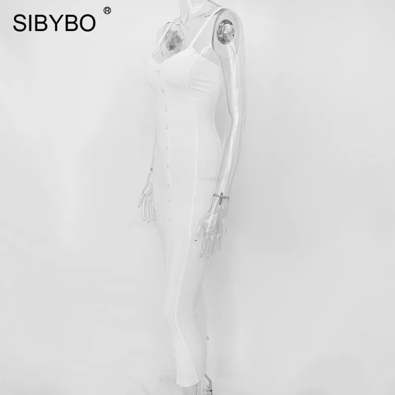 Sibybo сексуальное длинное платье с разрезом на бретельках, женское осеннее облегающее платье макси с открытой спиной без рукавов, пляжные Летние Повседневные платья