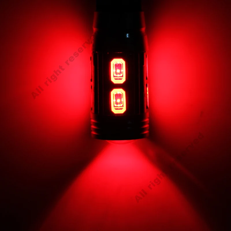 2 X T10 LED W5W красный CANBUS ОШИБОК автомобилей привело 10smd 5630 Автомобили 10 Клин
