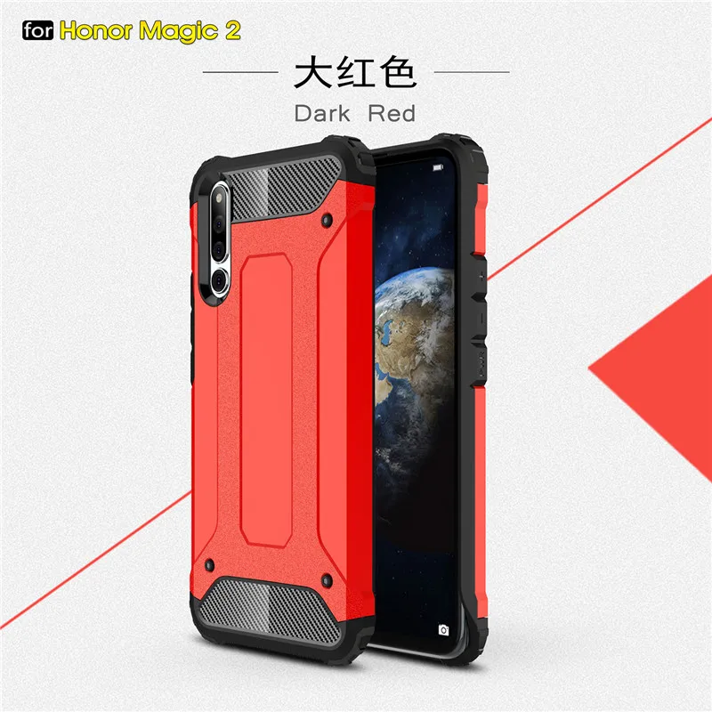 Чехол для Huawei Honor Magic 2 силиконовый чехол с подставкой бампер жесткий телефона из