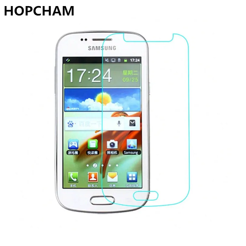 9H Arc 0 3 мм 2.5D Взрывозащищенная закаленная стеклянная пленка для Samsung Galaxy S Duos S7562 GT 4