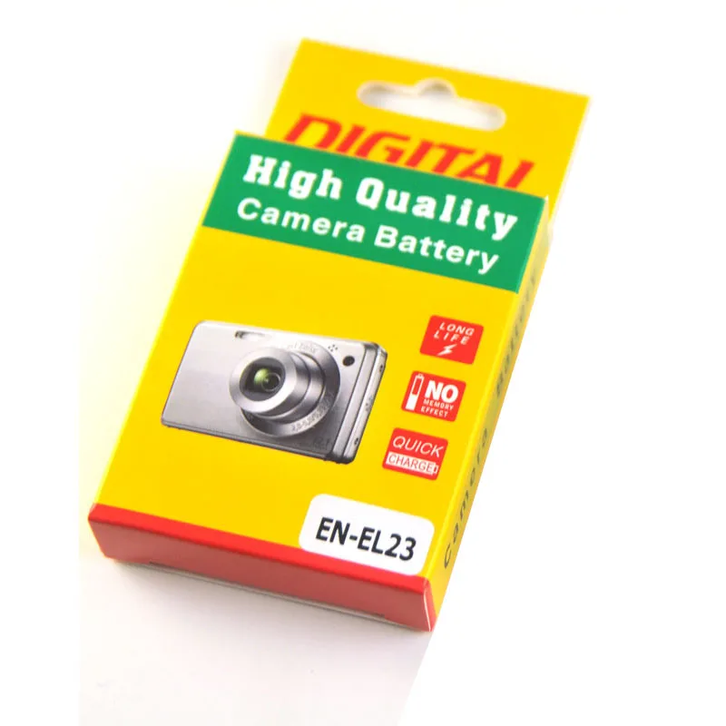 Аккумулятор для камеры эквивалент EN EL23 ENEL23 Nikon COOLPIX P600 P610 B700 P900 и S810c s|Цифровые
