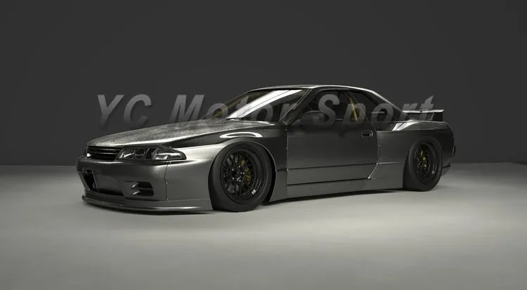 Автомобильные аксессуары FRP стекловолокно GTR PD стиль над крылом подходит для