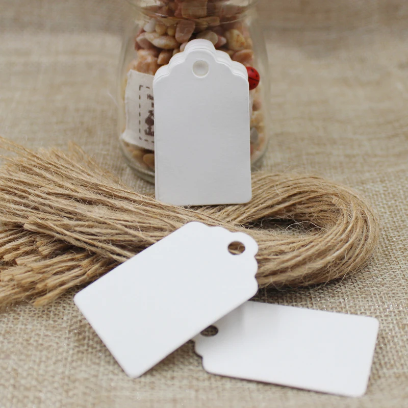Подвесная бирка сделай сам 200 шт. + пеньковые нитки г/м2|logo g|g tagtag handmade |