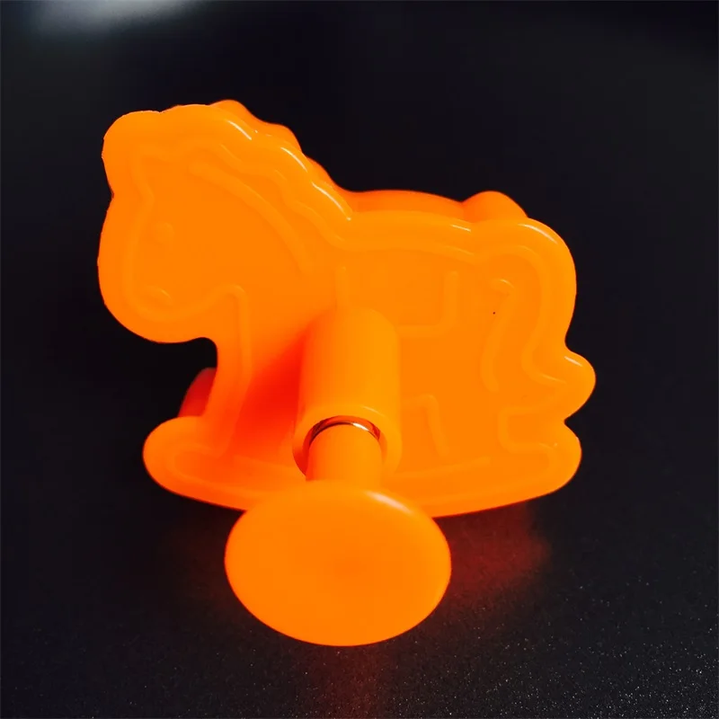 Пластиковая деревянная форма для выпечки печенья в виде лошади помадки штамп