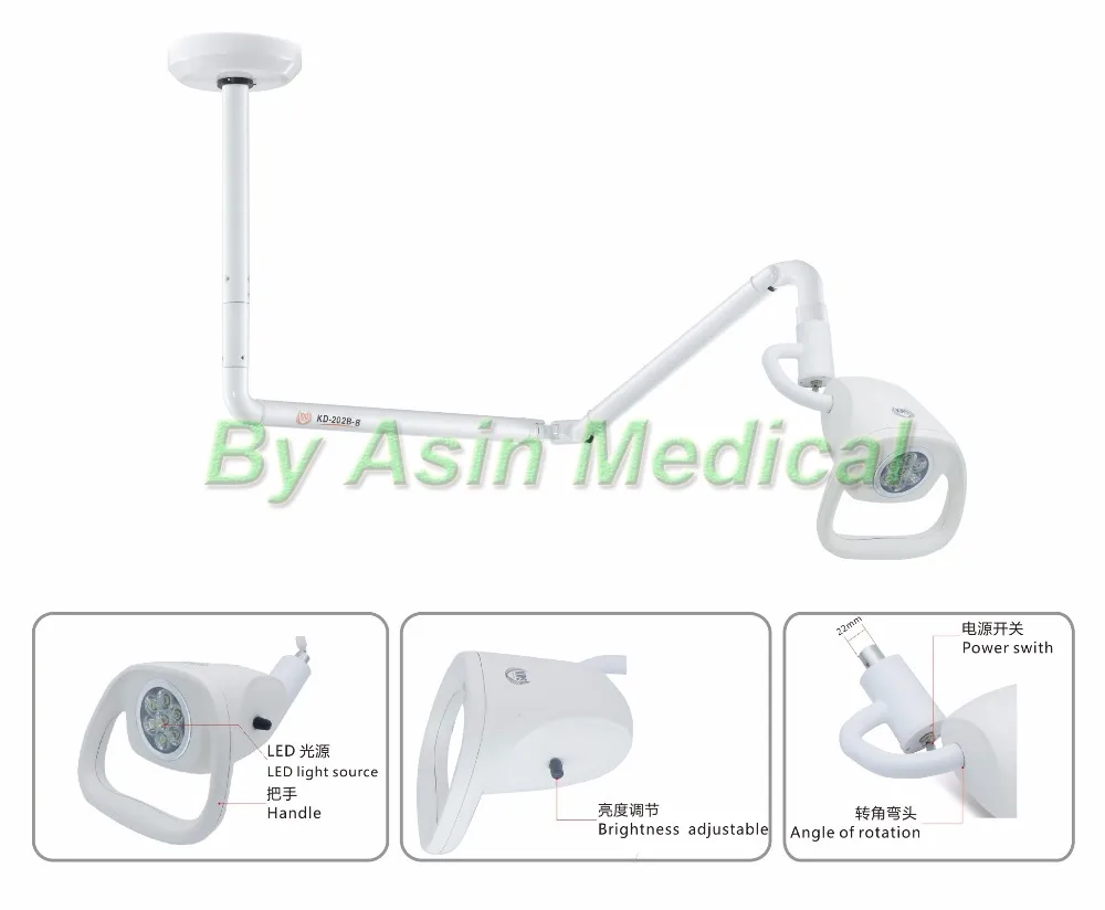 

new arrival 21W LED ceiling type medical intensive care local lighting tower crane inspection lamp