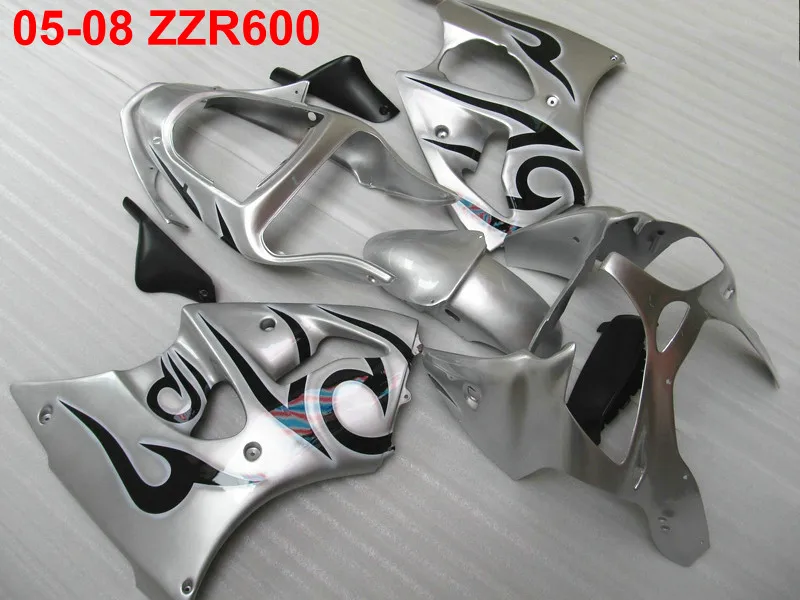 Высококачественный комплект обтекателей под давлением для Kawasaki Ninja ZZR600 05 06 07 08