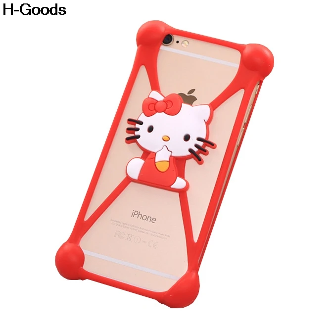 Универсальный силиконовый чехол для телефона с веселыми рисунками Чехол Для