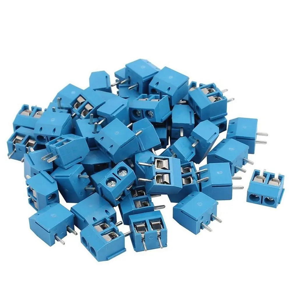 100PCS KF301-2P 2 Pin/3 Pin Plug-in PCB Screw Terminal Block Connector 5.08mm Pitch Connectors Terminals Precision workmanship |