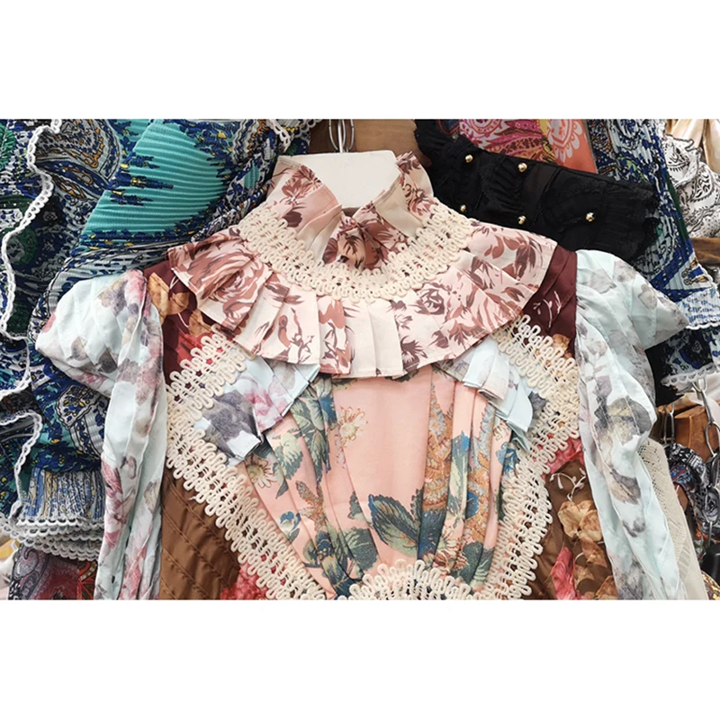 Высокое качество новинка 2019 дизайнерское платье женское с цветочным принтом