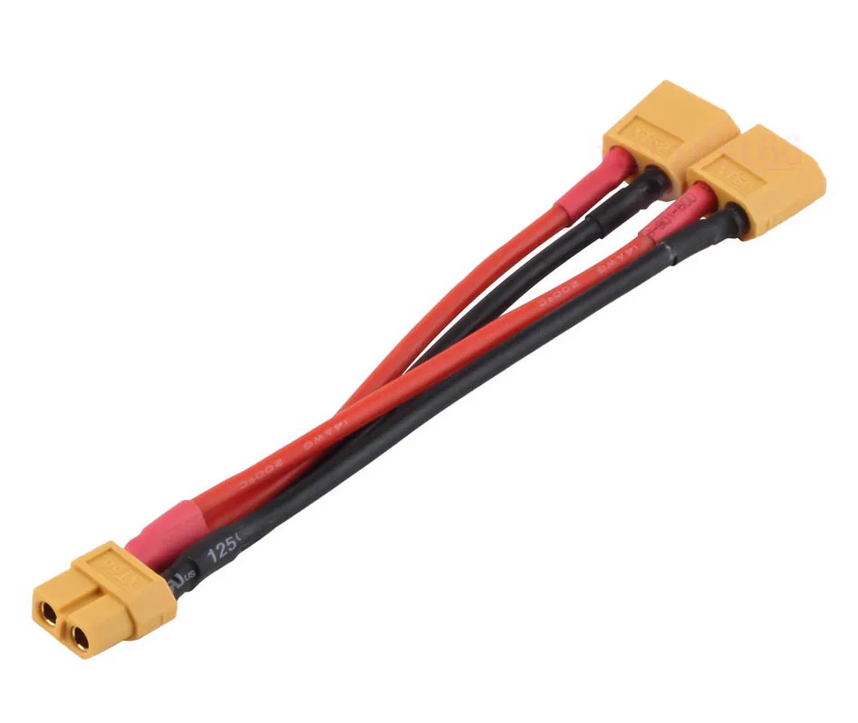 3 шт. XT60 параллельный аккумулятор соединительный кабель двойной расширение Y