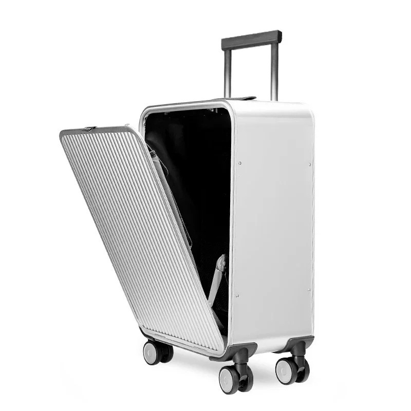 GraspDream 100% All Aluminum side open rolling luggage business luxury computer suitcase TSA password trolley case 16/20/24 inch | Багаж и