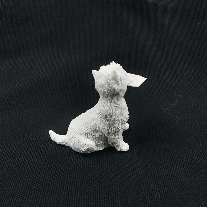 Мини конверт Mnotht 1/6 West Highland Terrier подушка модель собаки аксессуары из смолы игрушка