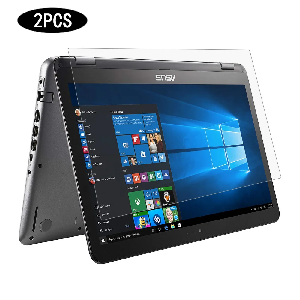 2 шт. защитная пленка для экрана ноутбука Asus Vivobook Flip R518ua 15 6 дюйма|Протекторы и